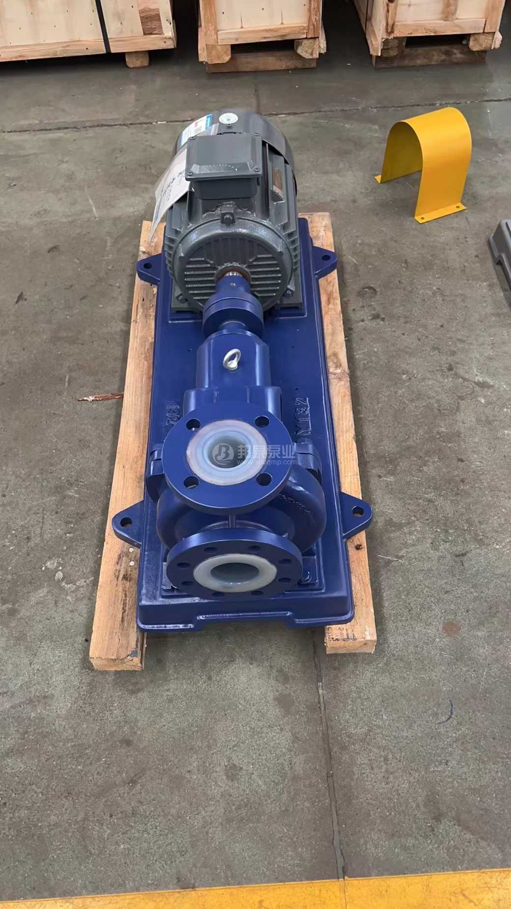 Fluorinated plastic chemical centrifugal pump 球鐵襯F46 PFA氟塑料化